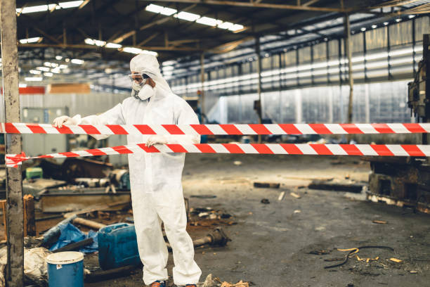 Professional Trauma Scene Cleanup technician working in Leary, GA